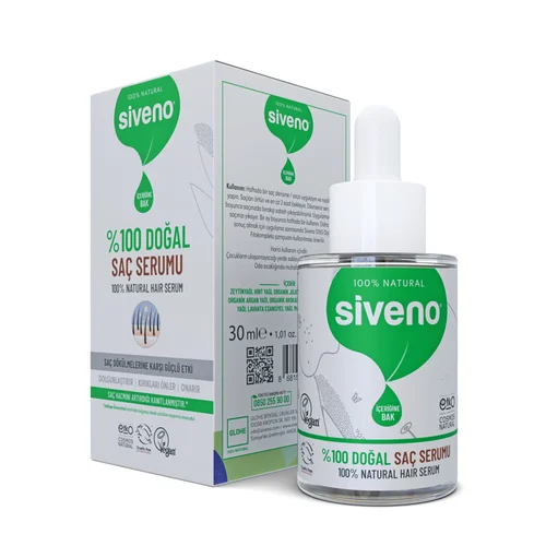 Siveno سيروم سيفينو للعناية بالشعر الطبيعي 100% 30 مل