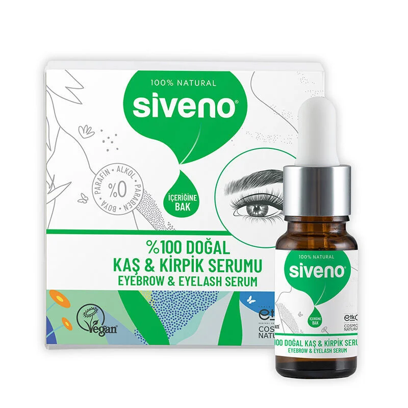 Siveno Eyebrow And Eyelash Strengthening Natural Serum 10 ml