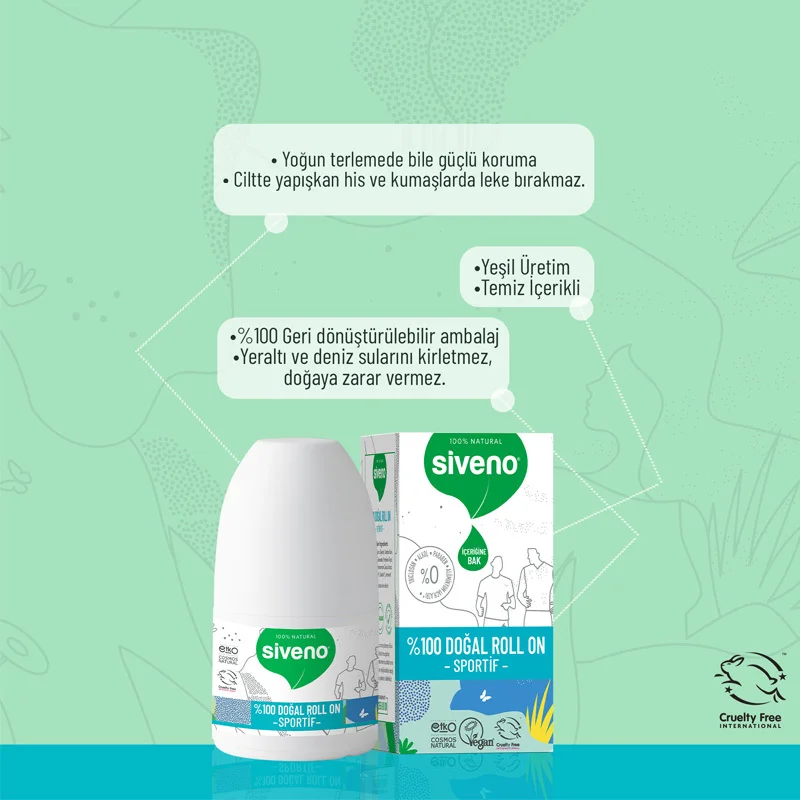 Siveno Natural Teen Pink Roll-on 50 ml