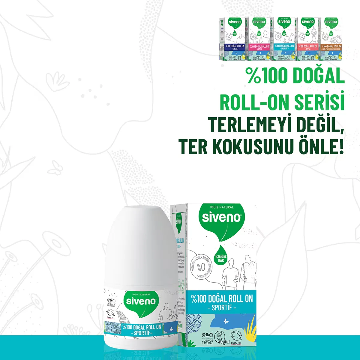 Siveno Natural Sportive Roll-on 50 ml