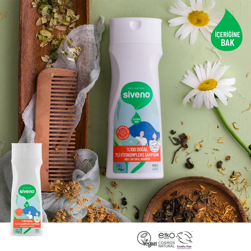 Шампунь Siveno Natural 7 фитокомплекс 300 мл