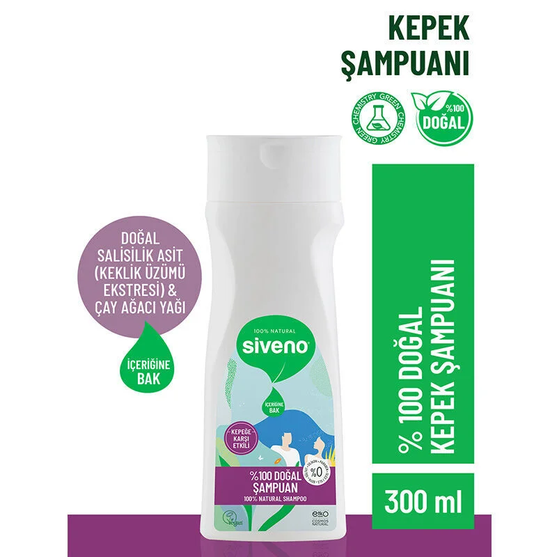 Siveno Natural Anti-dandruff Shampoo 300 ml