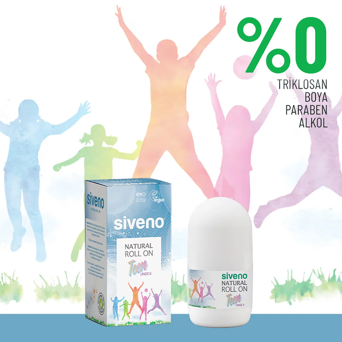 Siveno Natürlicher Roll-On Deodorant für Teens Unisex 50 ml