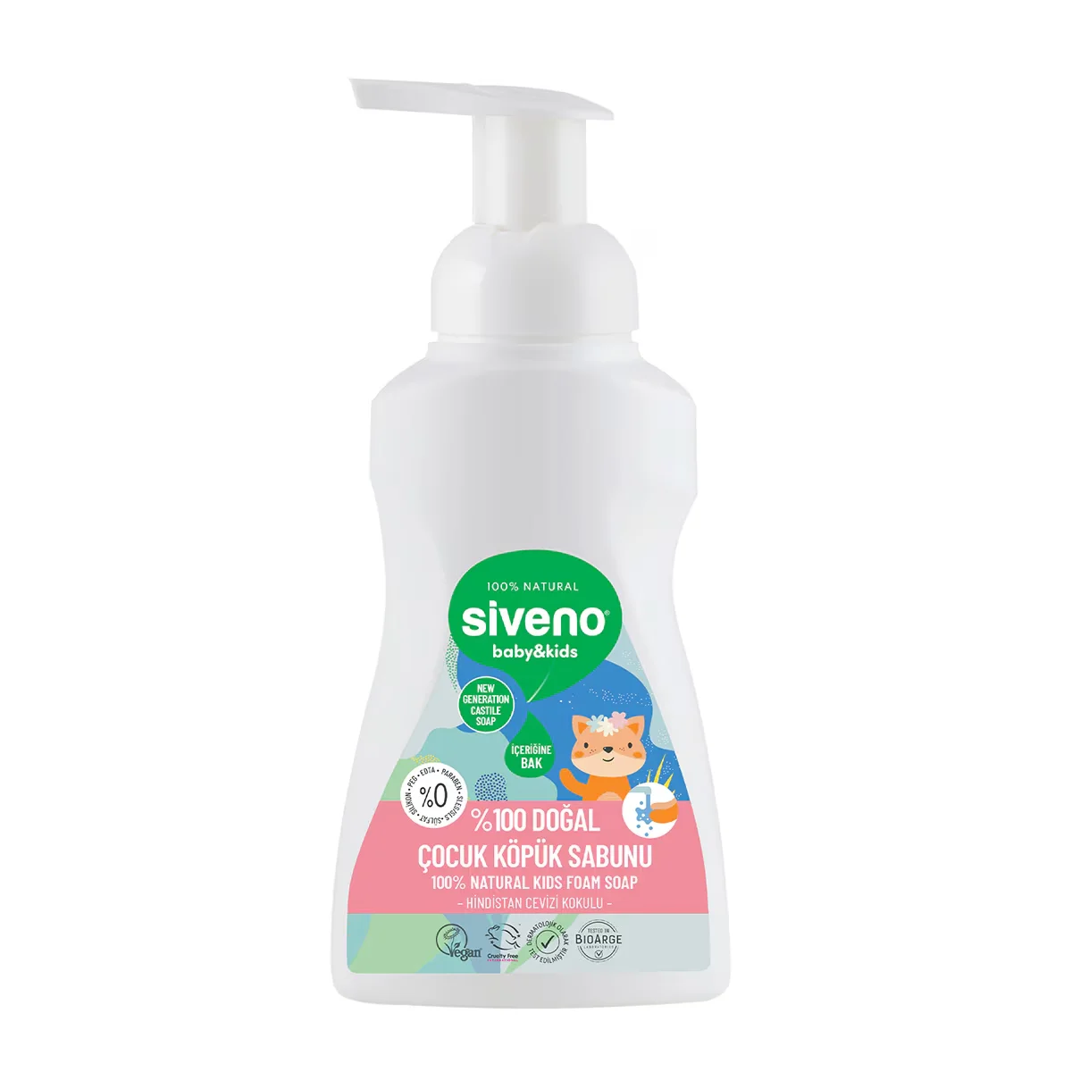 Siveno Natural Children's Foam Soap 250 ml