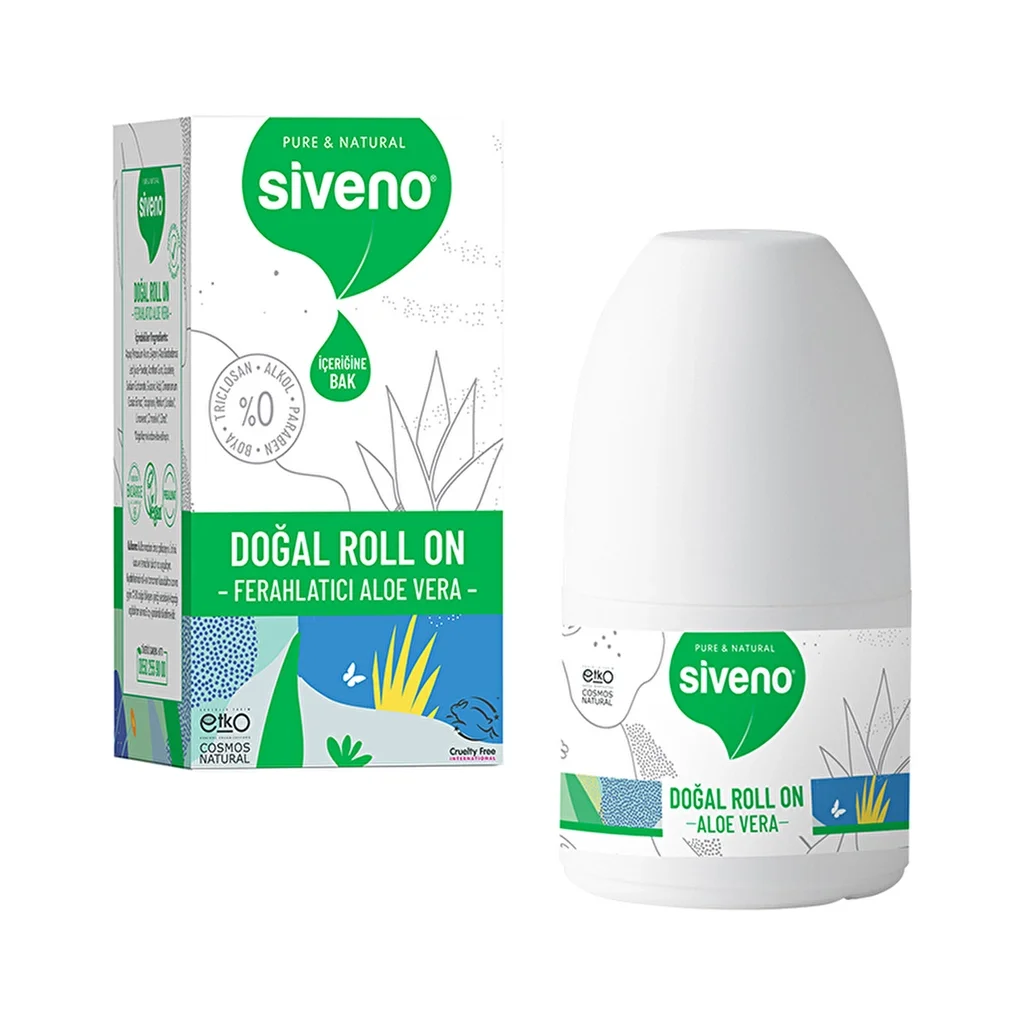 Siveno Aloe Vera Roll-On 50ml - Natürlicher erfrischender Extrakt