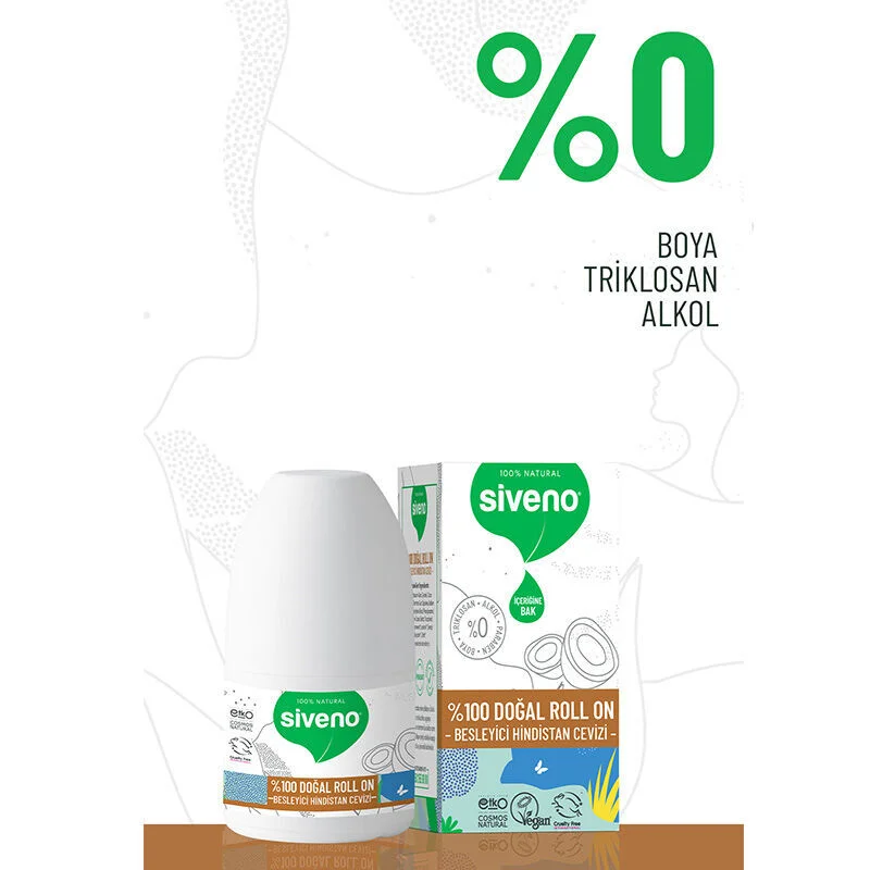 Siveno Natural Nourishing Coconut Extract Roll-on 50 ml