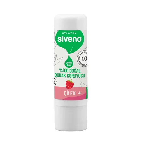 Siveno 100% Natural Lip Balm Strawberry 6 gr