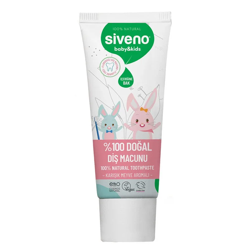 Siveno Naturzahnpasta für Babys und Kinder - 50ml