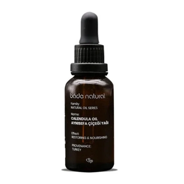 Bade Natural Calendula Flower Oil 30ml - Pure & Organic