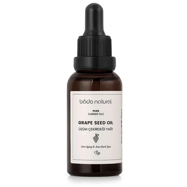 Bade Natural Cold Pressed Grape Seed Oil - 30ml Pure Extract
