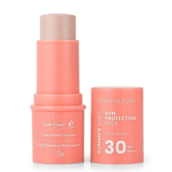 Bade Natural Pink SPF 30 Sunscreen Stick - 6g Sun Protection