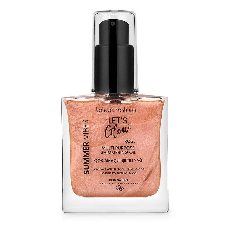 Bade Natural Lets Glow Moisturizing Luminous Oil Rose 50 ml