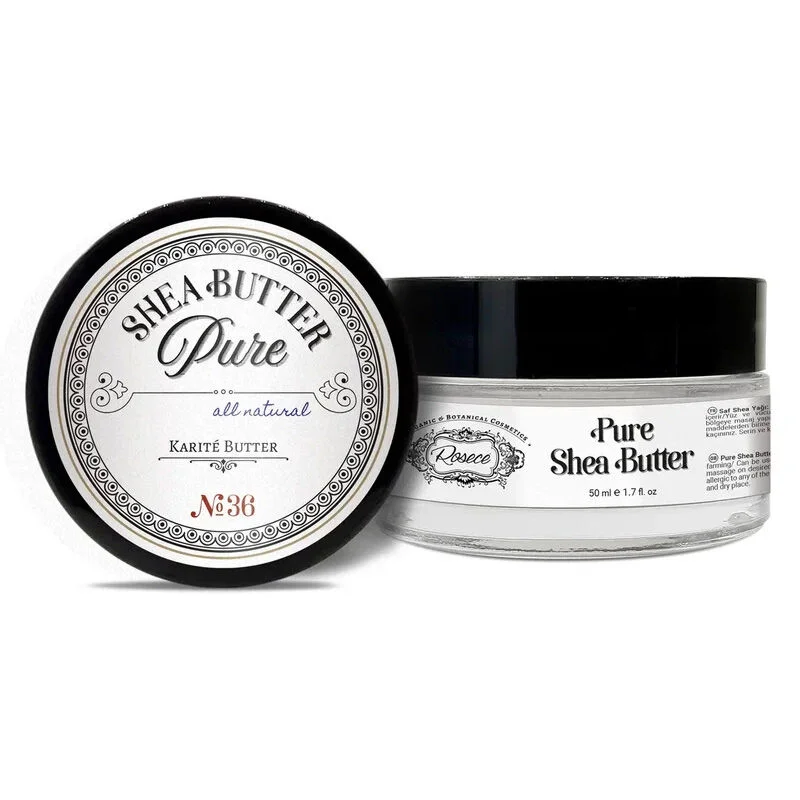 Rosece Pure Shea Butter 50ml - Natural Moisturizer & Skin Care