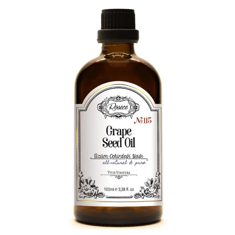 Rosece Grape Seed Oil 100ml - Pure, Cold-Pressed Antioxidant