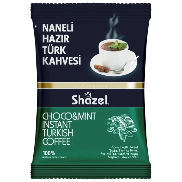 Shazel Mint Instant Turkish Coffee 100 gr