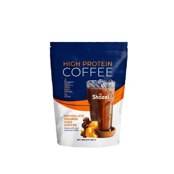 Shazel High Protein Iced Coffee Chocolate & Orange 200 gr