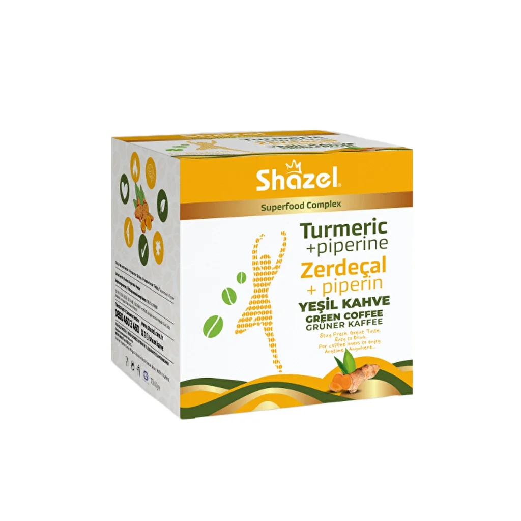 Shazel Green Coffee Turmeric 1.84 gr X 14