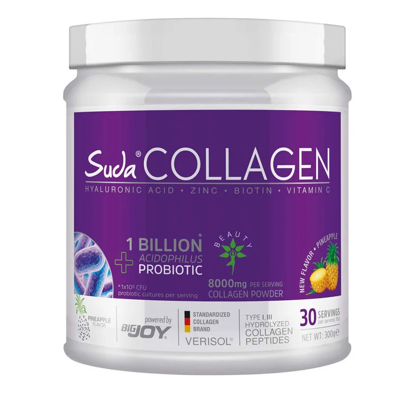 Suda Collagen + Probiotic Pineapple Flavored Supplementary Food 300 g