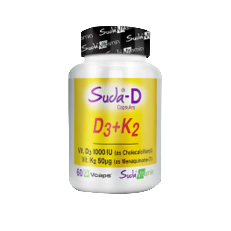Suda Vitamin Suda-d D3+k2 supplementary Food 60 capsules