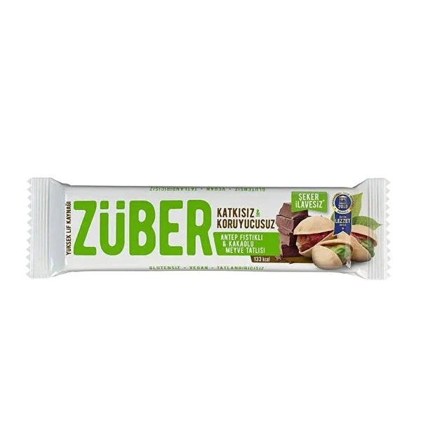 Zuber Natural Fruit Dessert Pistachio & Cocoa 40 gr
