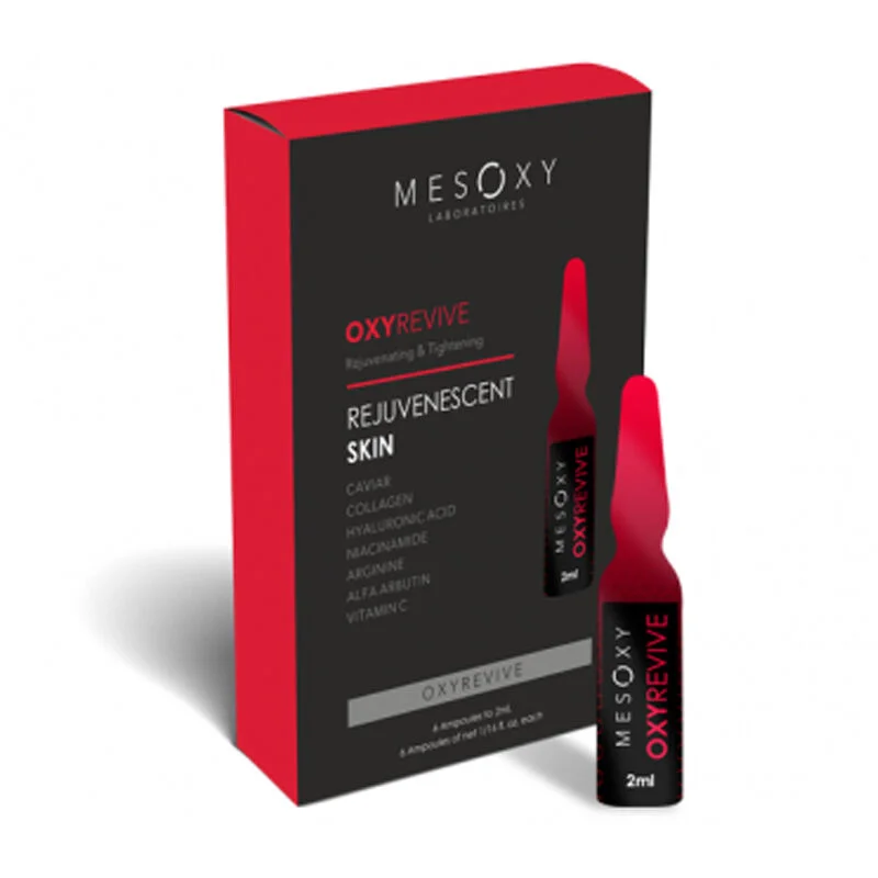 Mesoxy Oxyrevive Hyaluronic Acid + Collagen Serum 6 x 2 ml