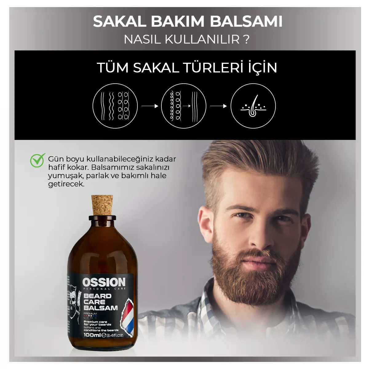 Бальзам для бороды Morfose Ossion Men 100 мл