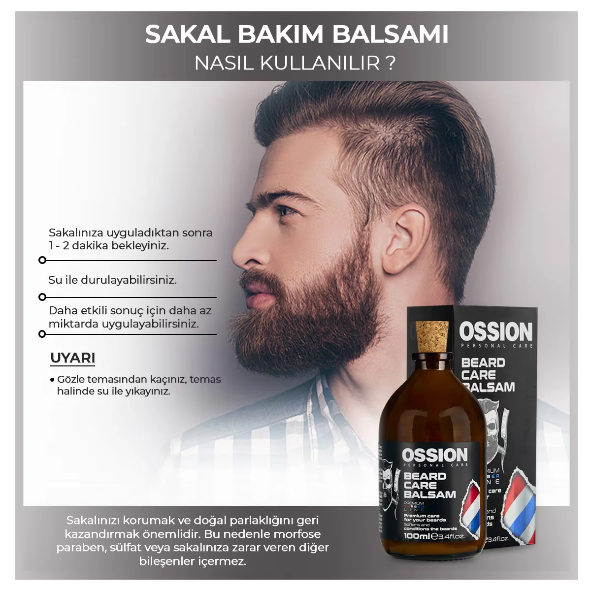 Бальзам для бороды Morfose Ossion Men 100 мл