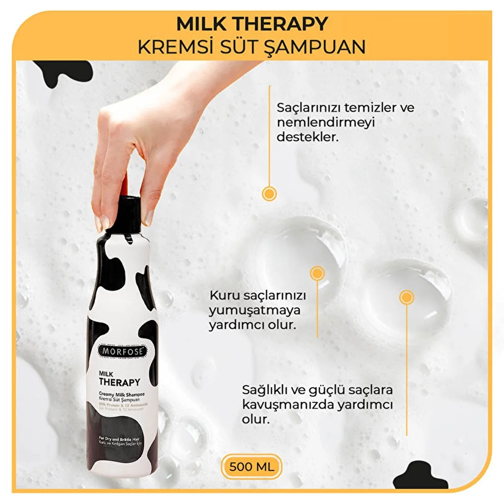 Morfose Milk Therapy Shampoo 500 ml