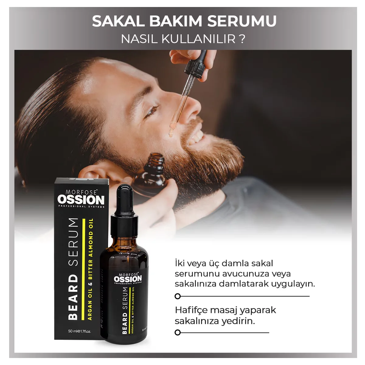 Сыворотка для бороды Morfose Ossion Men 50 мл