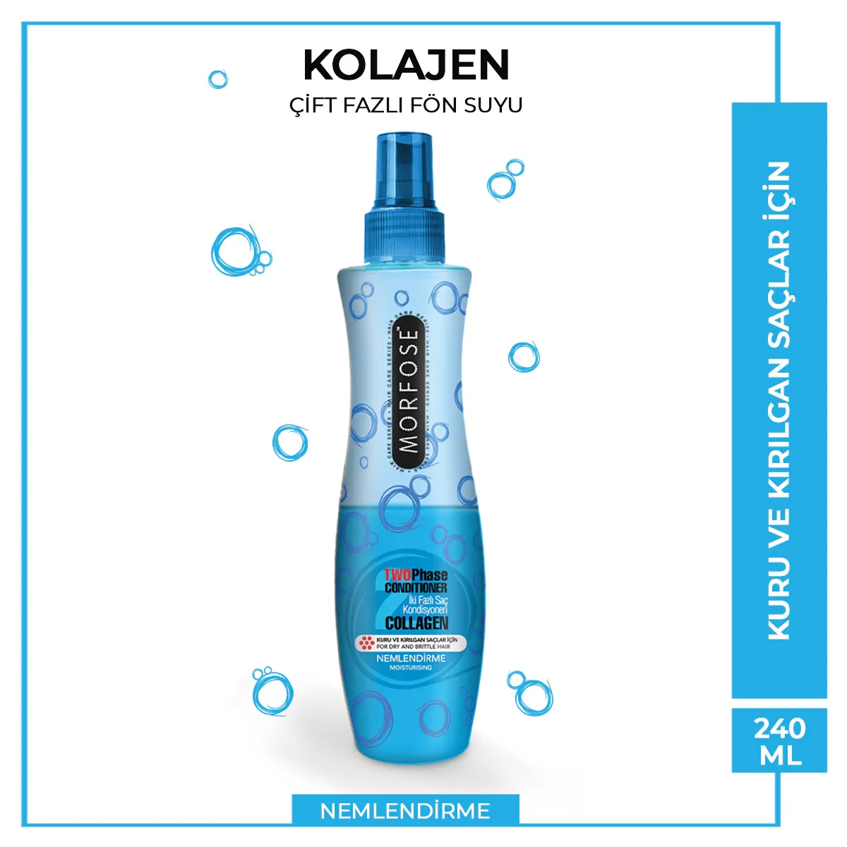 Morfose Blow Dry Water Collagen Dual Phase 240 ml