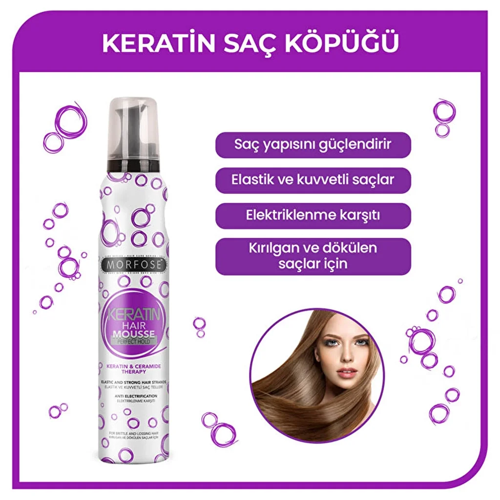 Morfose Keratin Hair Mousse 200 ml