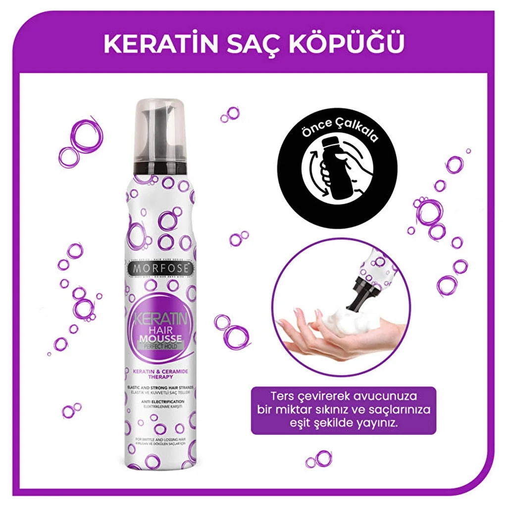 Morfose Keratin Hair Mousse 200 ml
