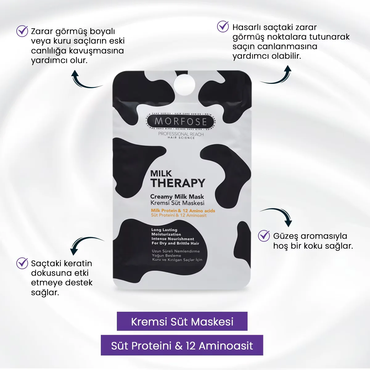 Маска для волос Morfose Milk Therapy 25 мл