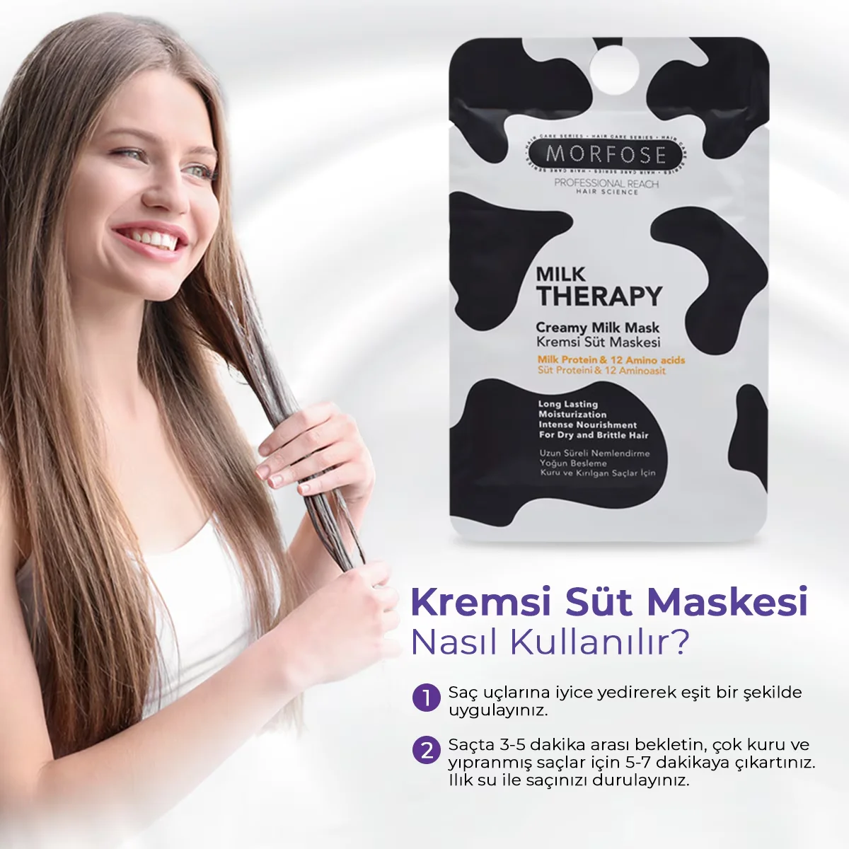 Маска для волос Morfose Milk Therapy 25 мл