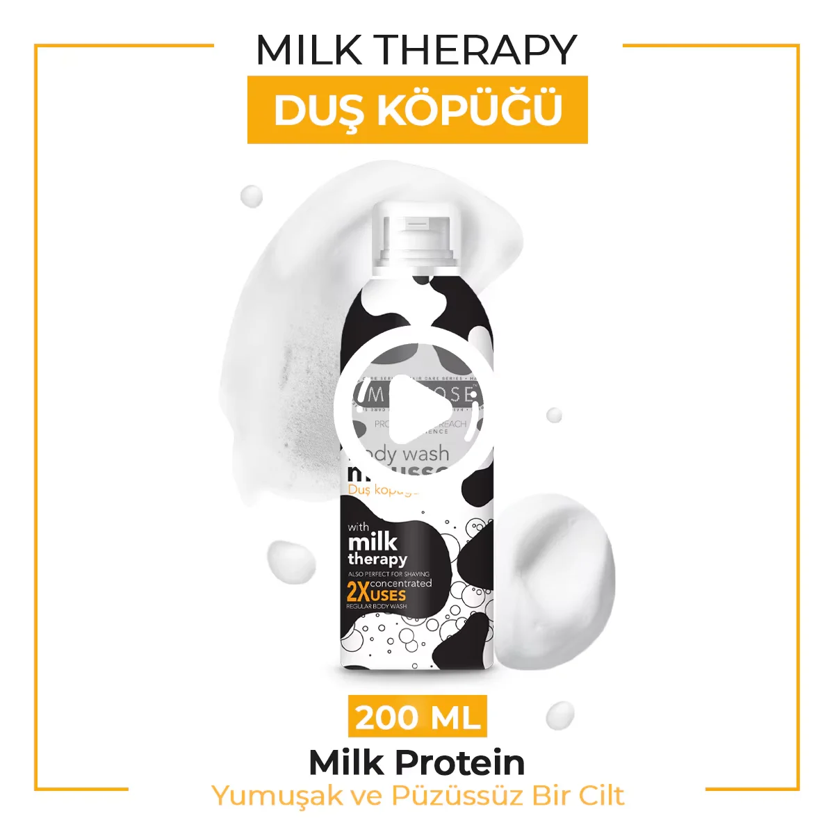 Morfose Milk Therapy Shower Foam 200 ml