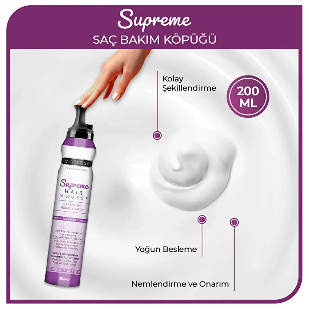 Мусс для волос Morfose Supreme 200 мл