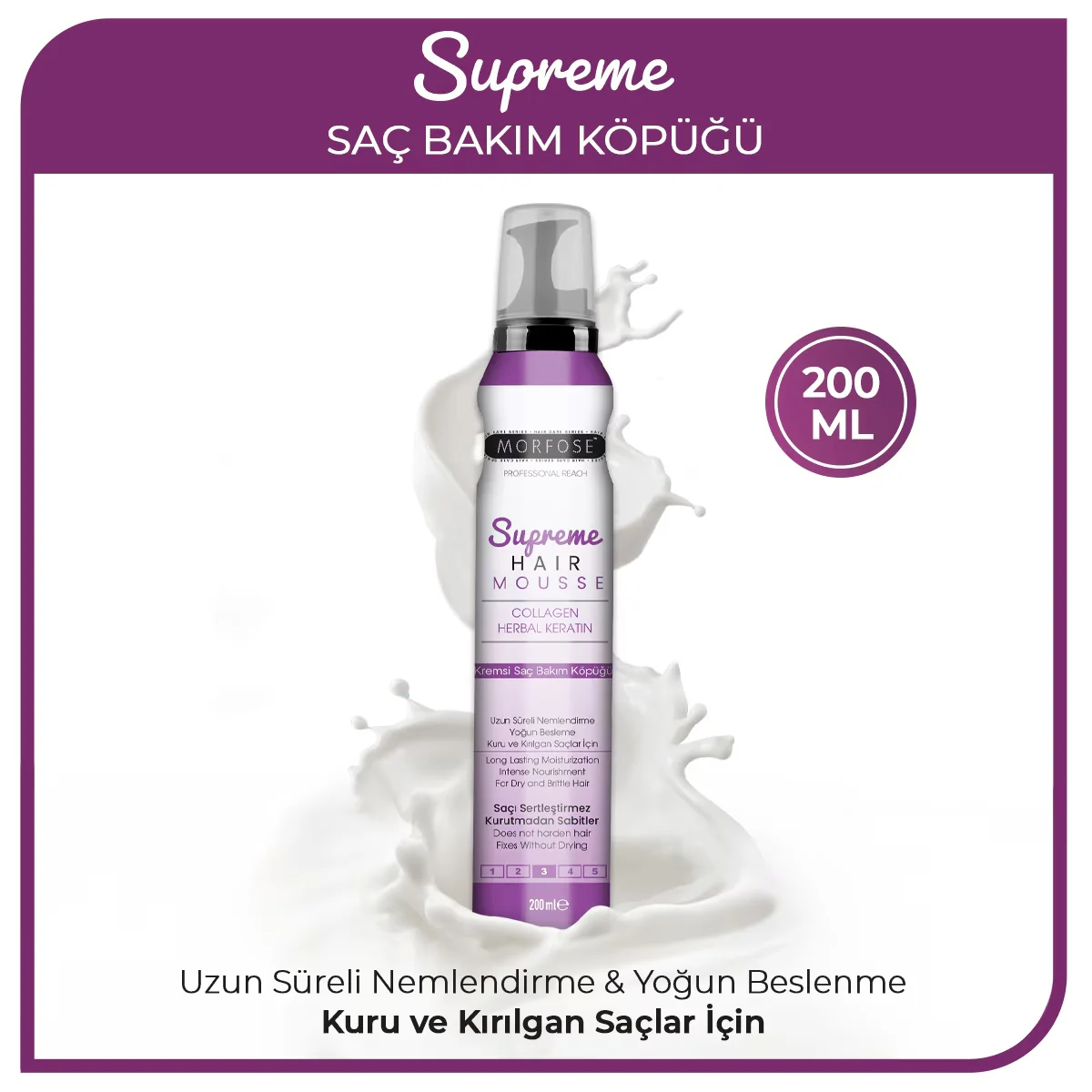 Мусс для волос Morfose Supreme 200 мл