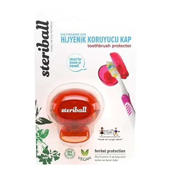 Steriball Toothbrush Protection Case Adult 1 pcs