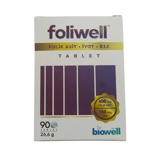 Biowell Foliwell 90 tablets