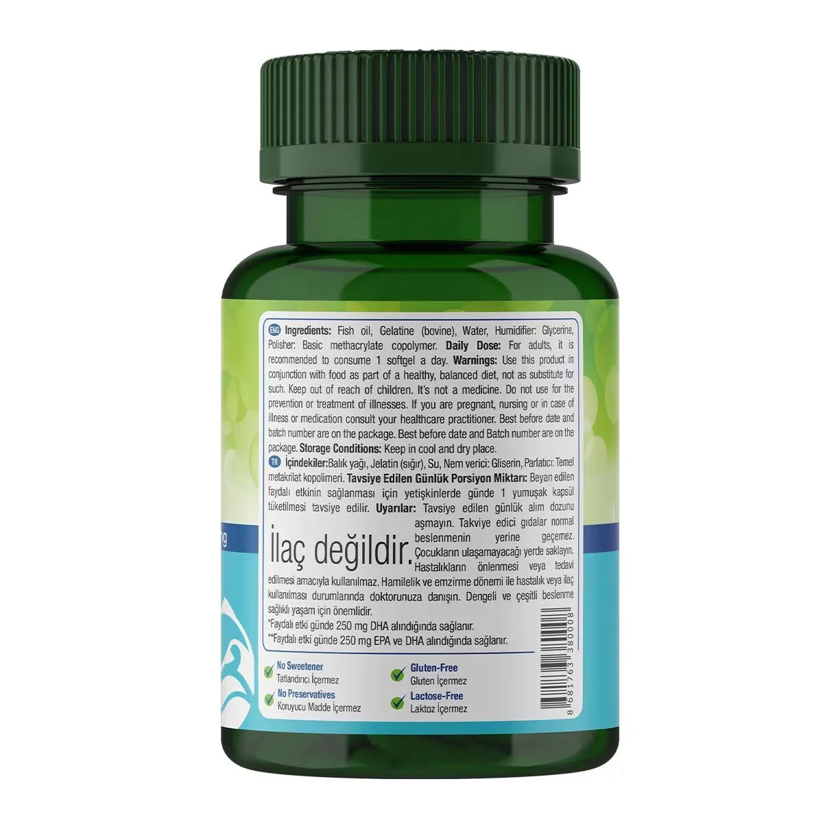 Nature's Supreme Omega 3 1000 Mg 30 Capsules 1 pcs