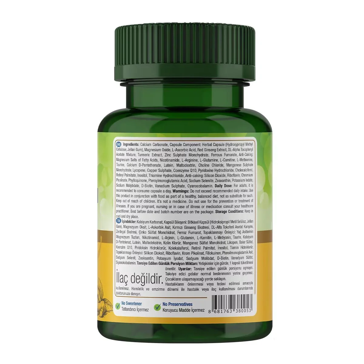 Nature's Supreme Multivitamin For Men 30 capsules