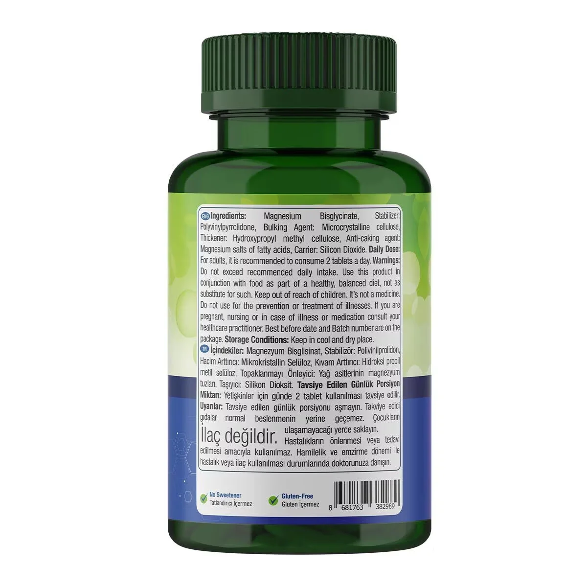 Nature's Supreme Magnesium Bisglycinate 120mg