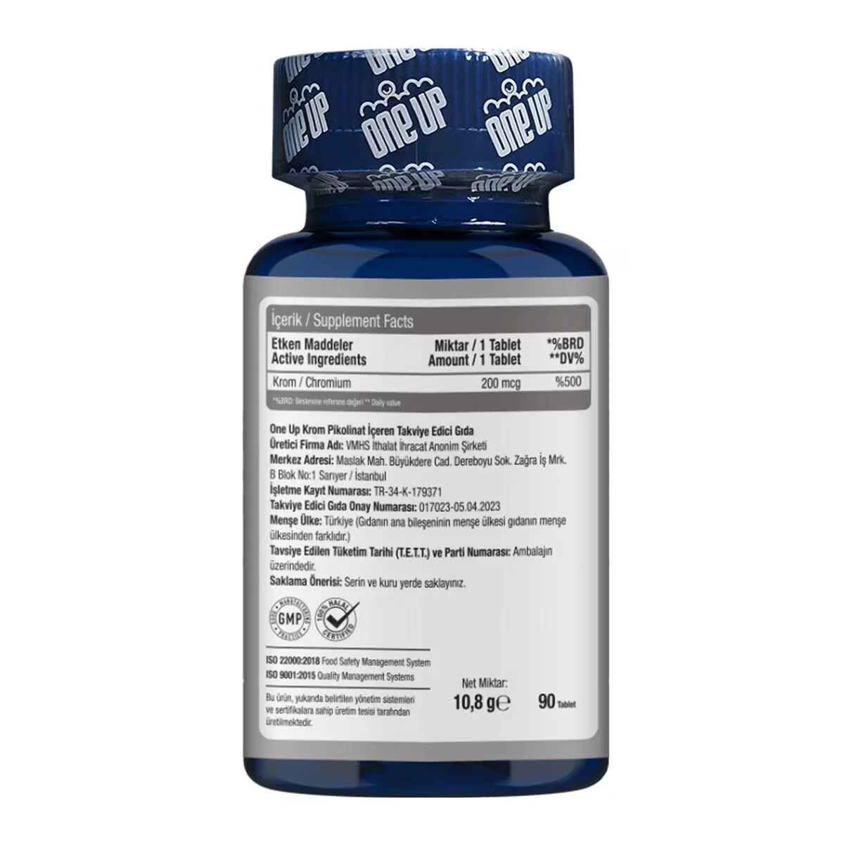 One Up Chromium Picolinat 200 Mcg