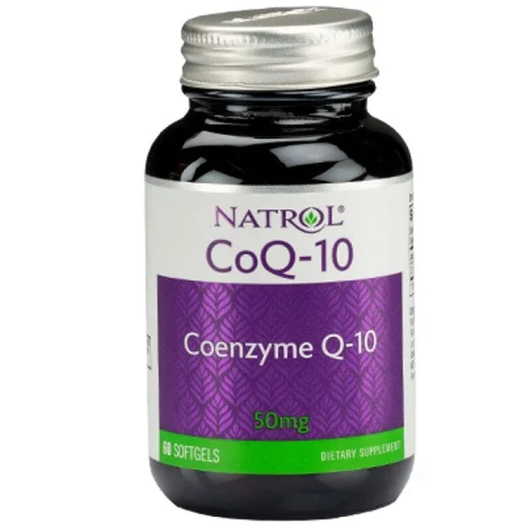Natrol Coenzyme Q10 food Supplement 60 soft Capsules