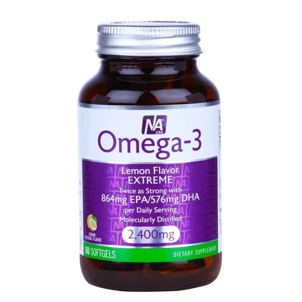 Natrol Omega3 supplementary Food 60 soft Capsules