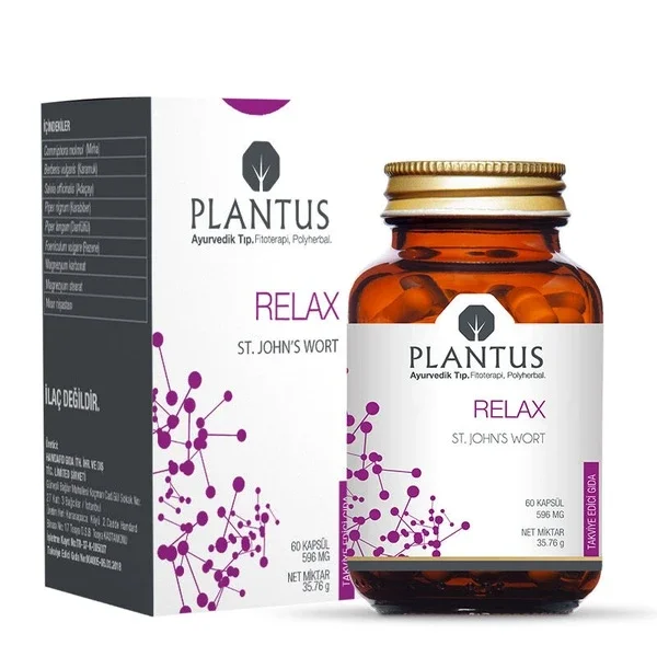 Plantus Relax St. Johns Wort 596 mg 60 capsules
