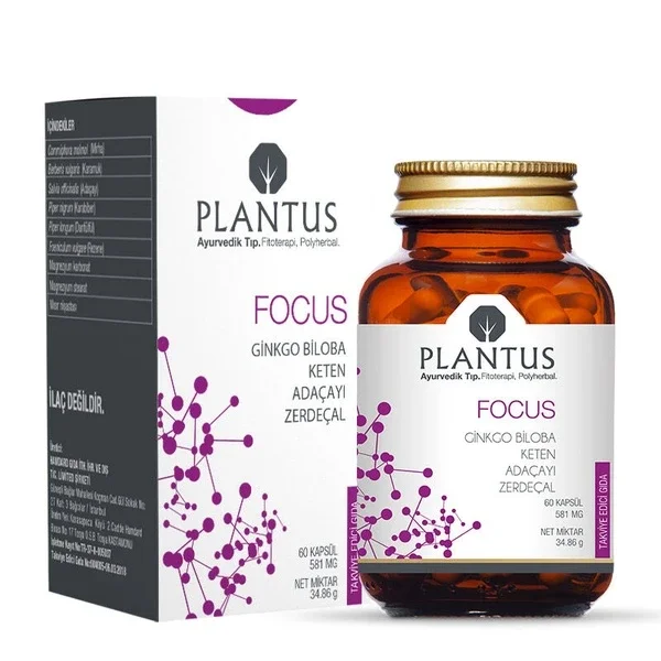 Plantus Focus 581 mg 60 capsules