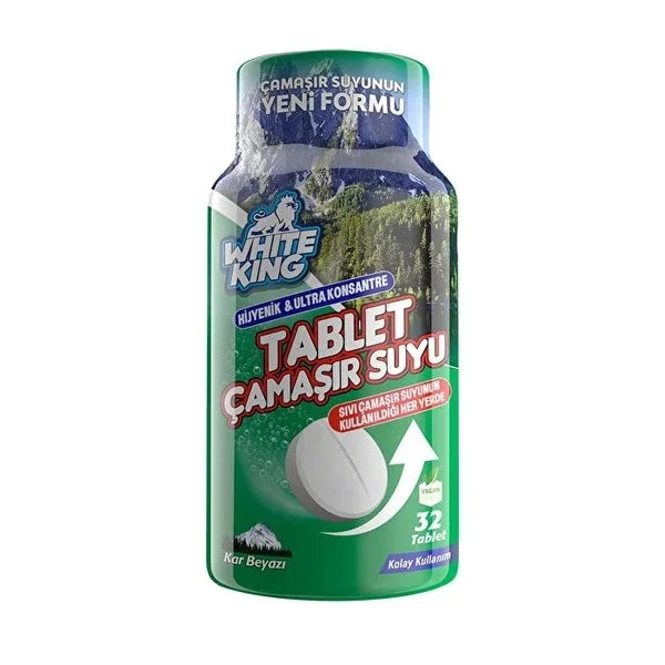 White King Bleach Tablet Snow White 32 pcs