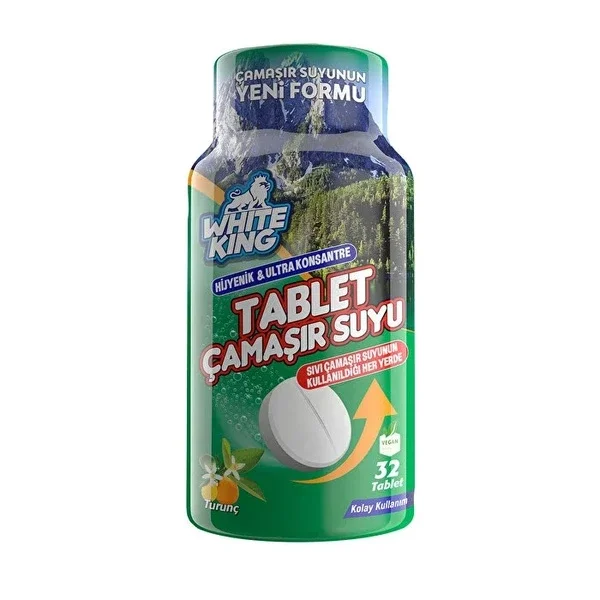 White King Bleach Tablet Orange 32 pcs