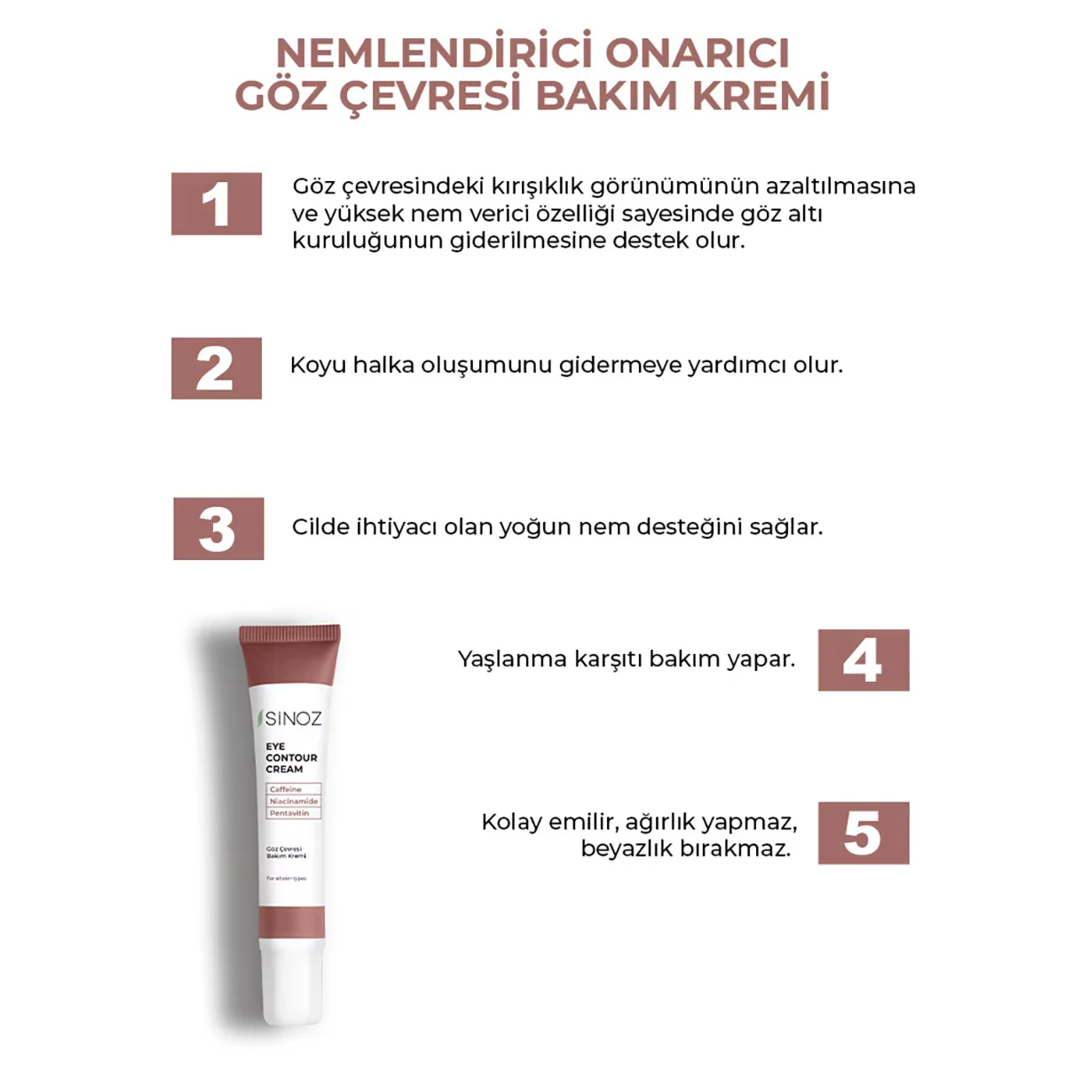 Sinoz Eye Contour Care Cream 15 ml
